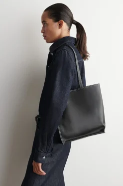 TOWNHOUSE SHOPPER BAG - LEATHER