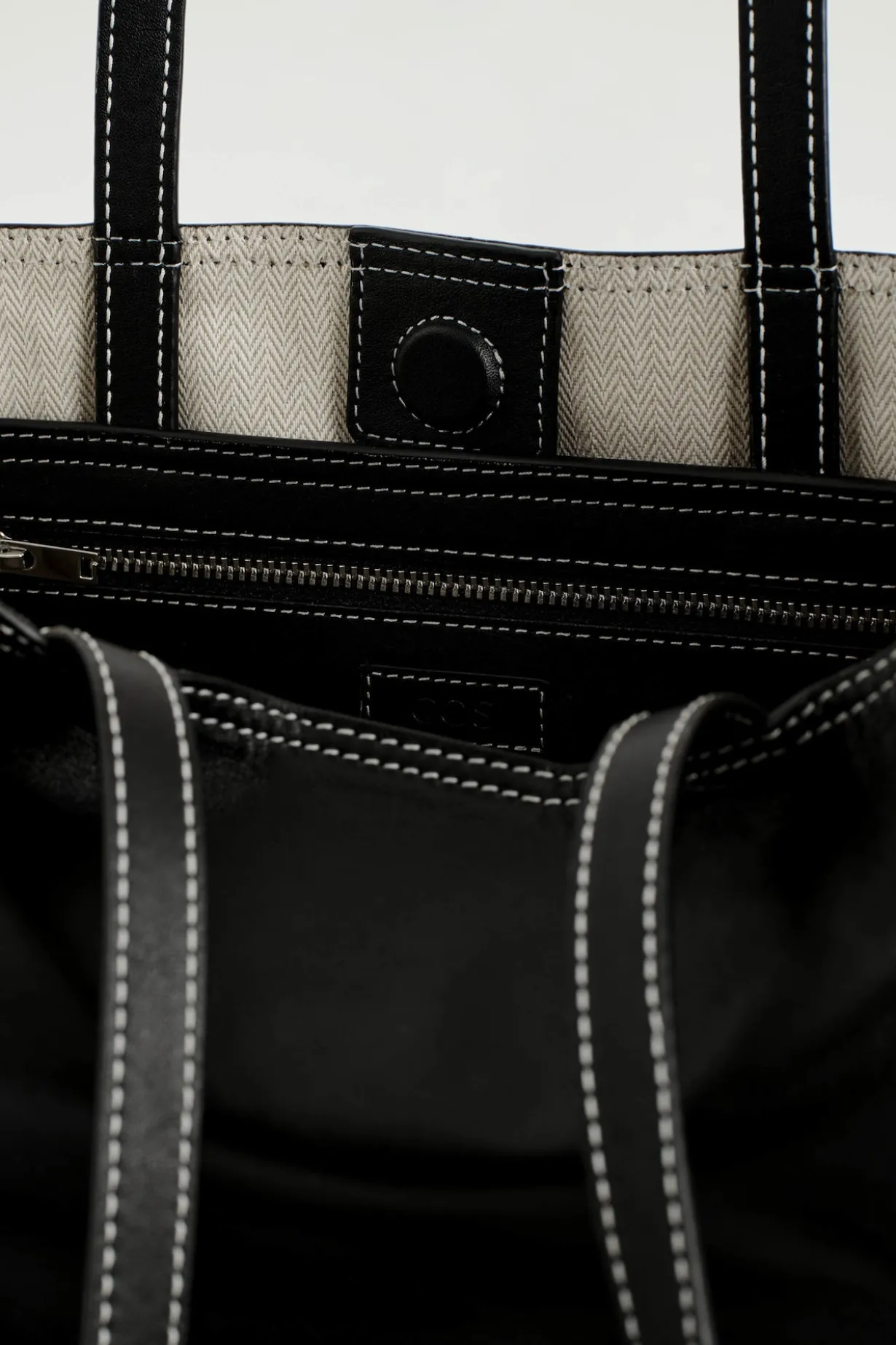 TOWNHOUSE SHOPPER BAG - LEATHER