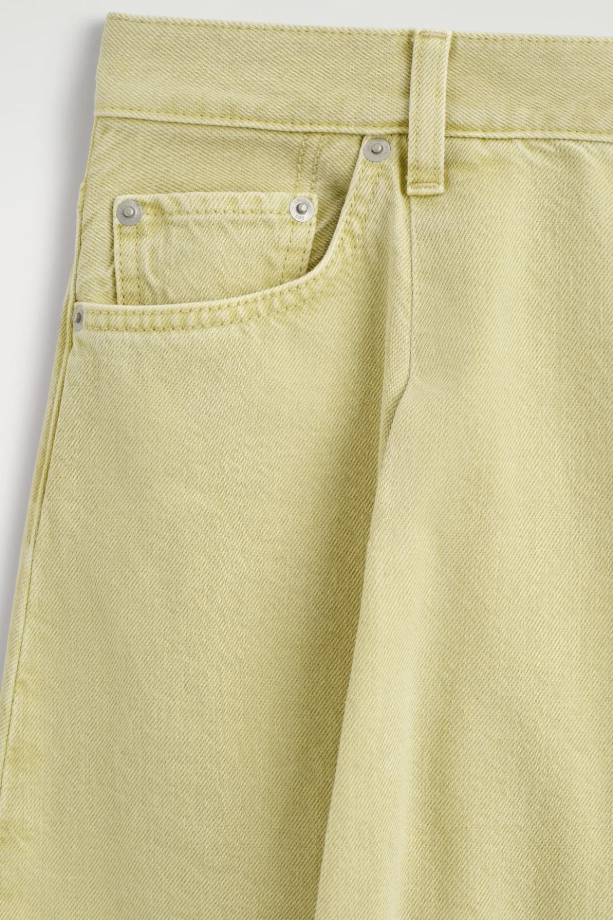TWINE BARREL-LEG JEANS
