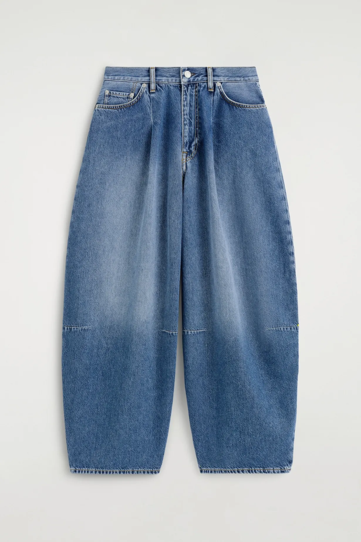 TWINE BARREL-LEG JEANS