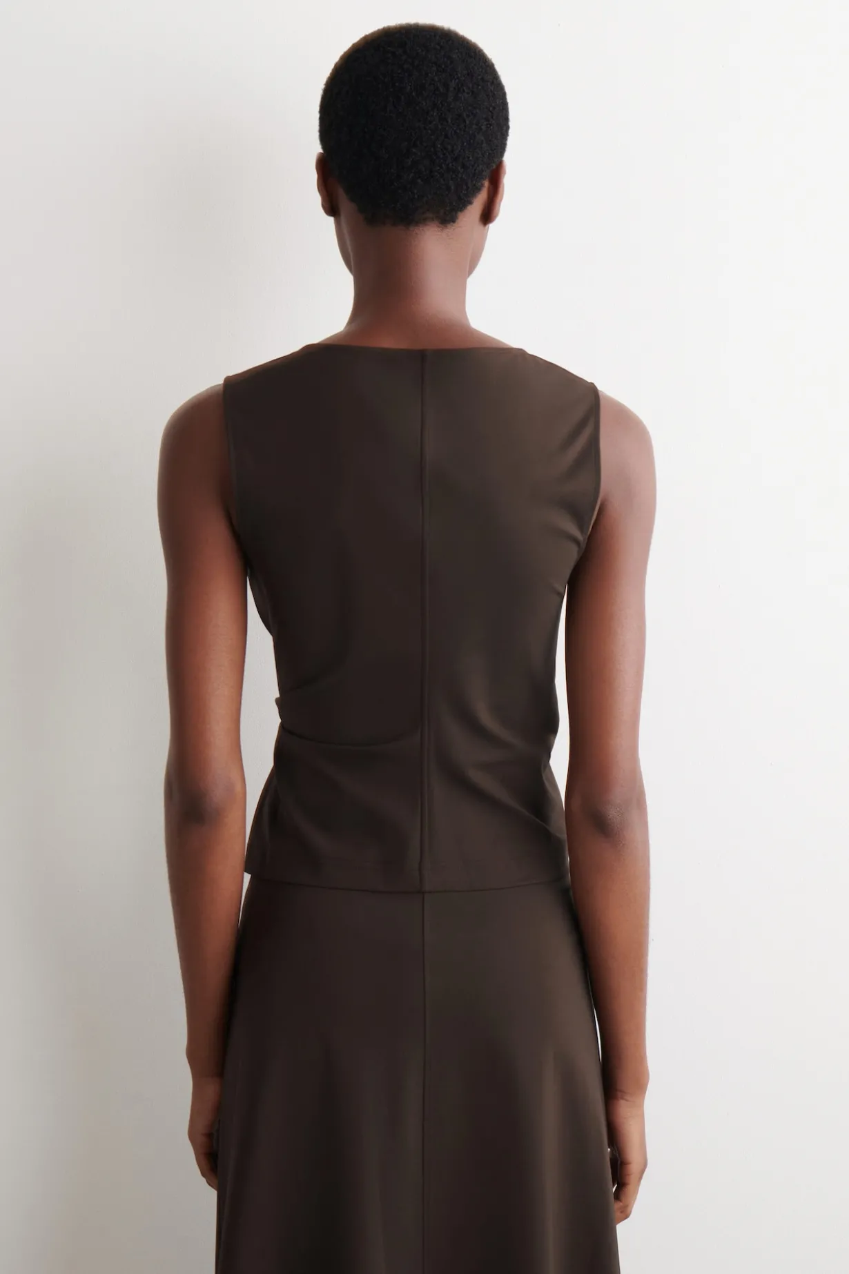 TWIST-DETAIL JERSEY TOP
