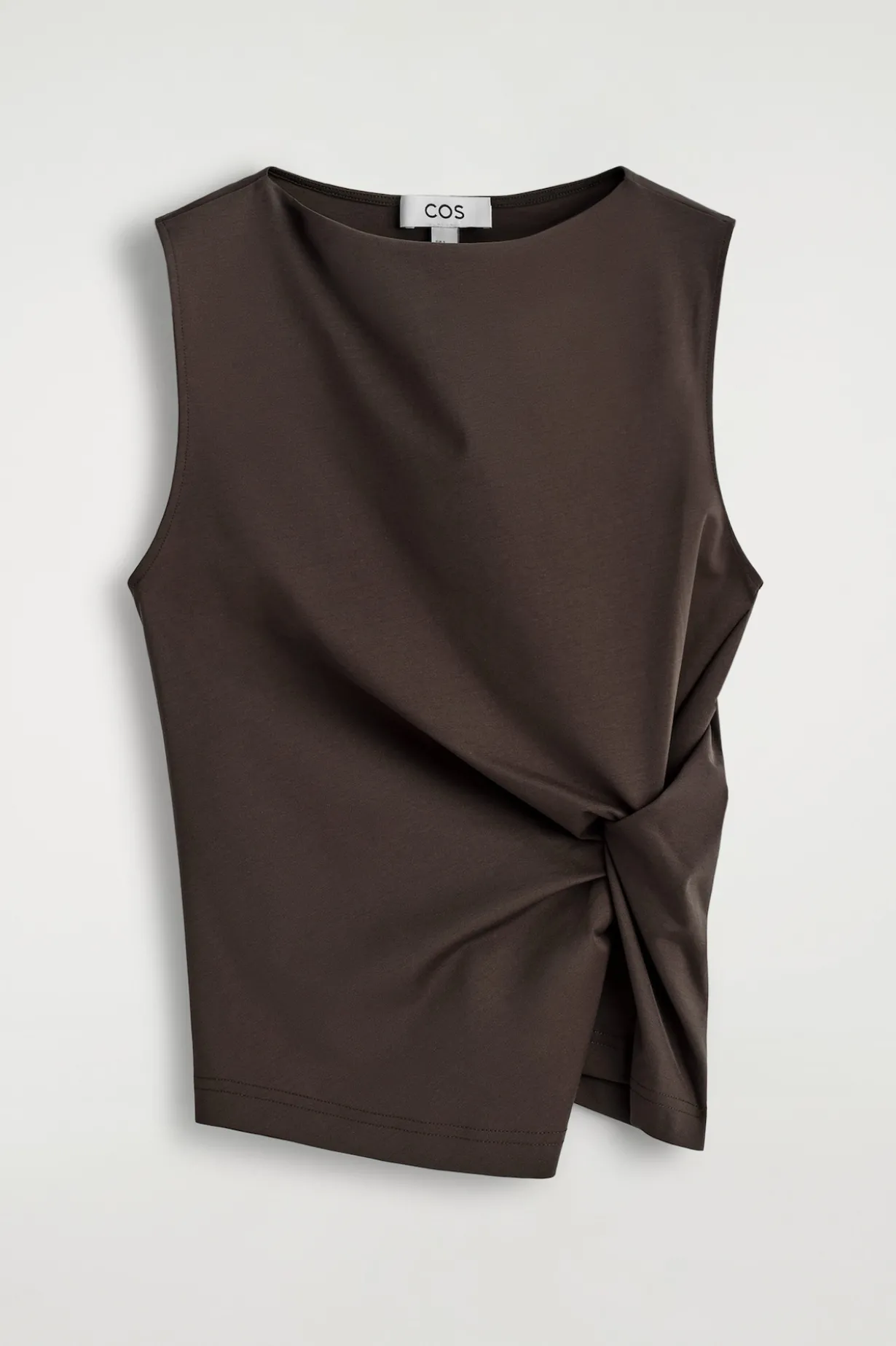 TWIST-DETAIL JERSEY TOP