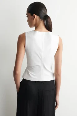 TWIST-DETAIL JERSEY TOP
