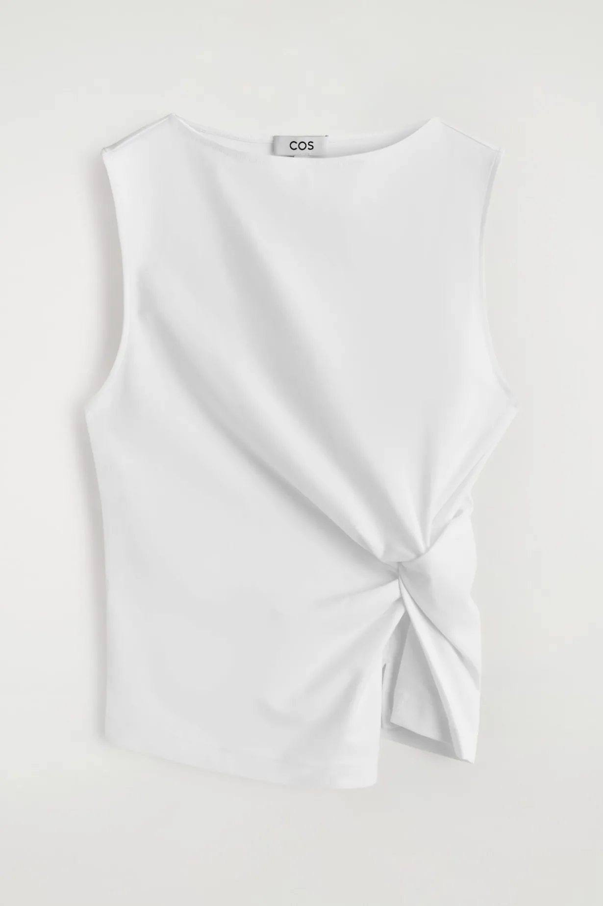 TWIST-DETAIL JERSEY TOP