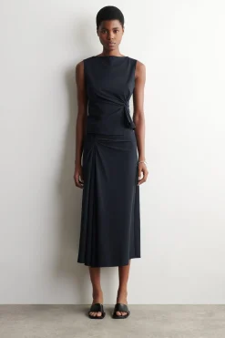 TWIST-DETAIL JERSEY TOP