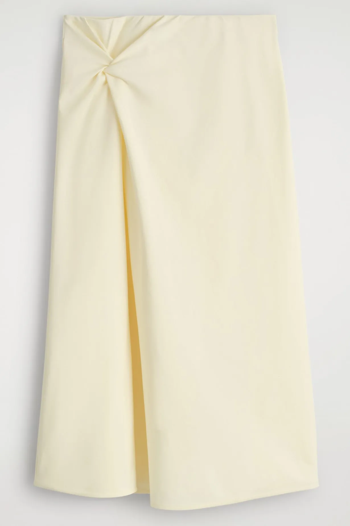 TWIST-DETAIL MIDI SKIRT