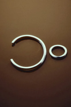 TWISTED STERLING SILVER CUFF