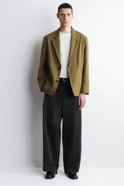 UNSTRUCTURED COTTON BLAZER