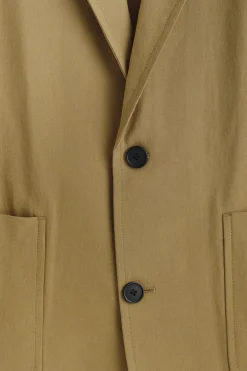 UNSTRUCTURED COTTON BLAZER