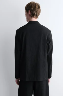 UNSTRUCTURED SEERSUCKER BLAZER