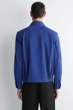UTILITY COTTON-TWILL OVERSHIRT