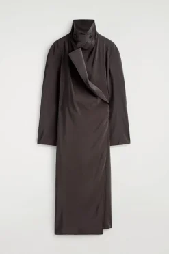 UTILITY TRENCH-STYLE MIDI DRESS