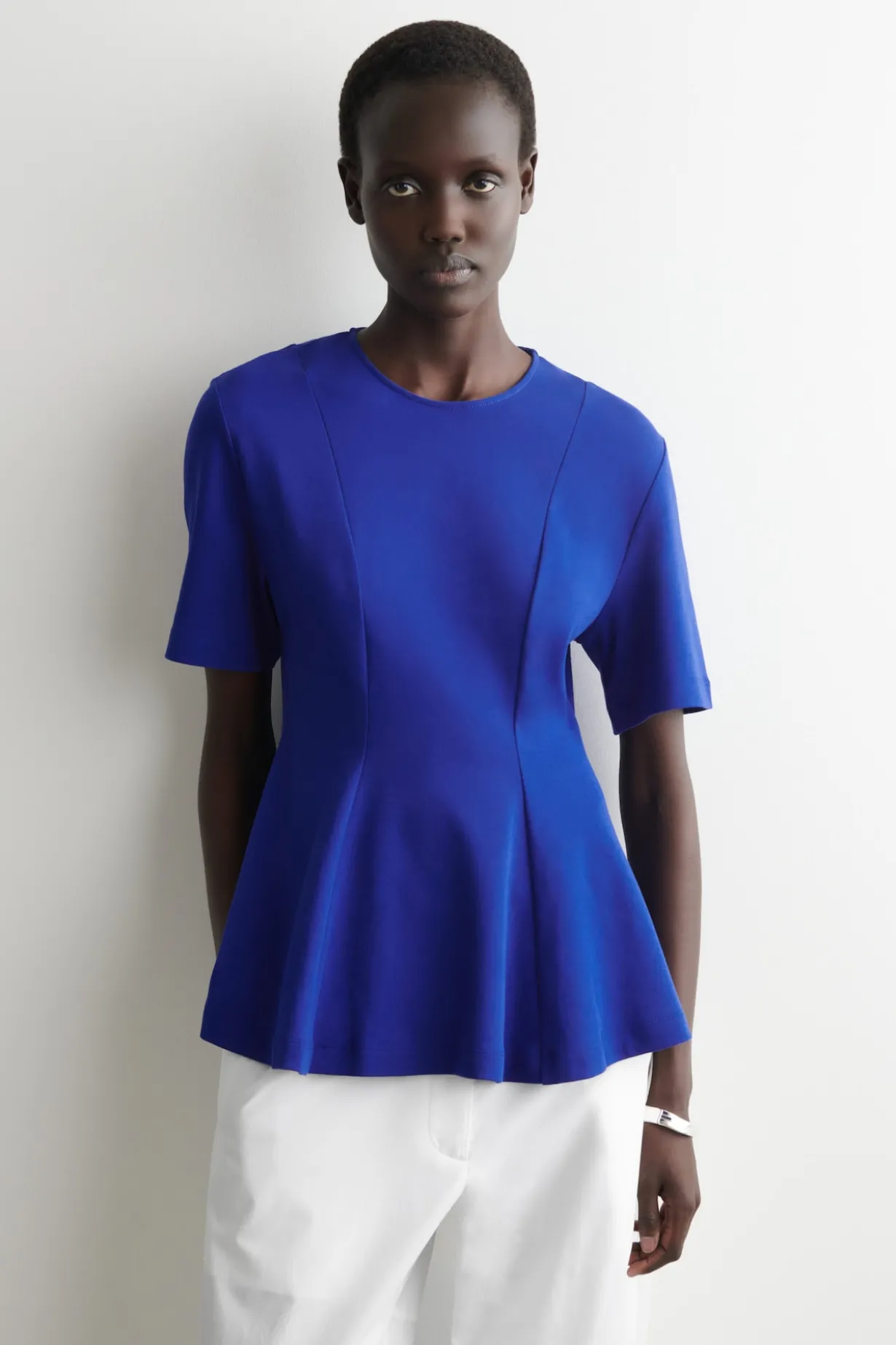 WAISTED COTTON T-SHIRT