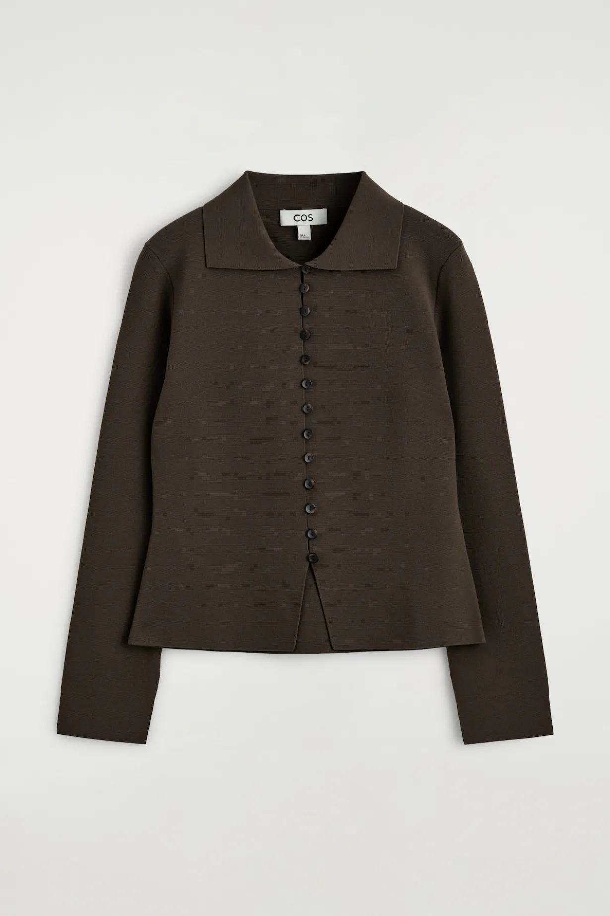 WAISTED MILANO-KNIT CARDIGAN