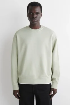 WASHED-COTTON SWEATSHIRT
