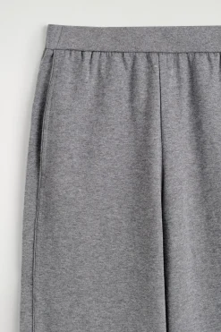 WIDE-LEG COTTON JOGGERS