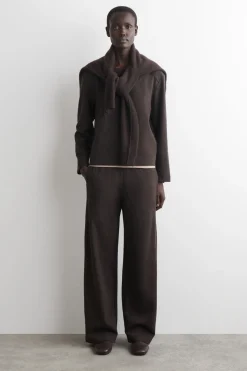 WIDE-LEG COTTON JOGGERS