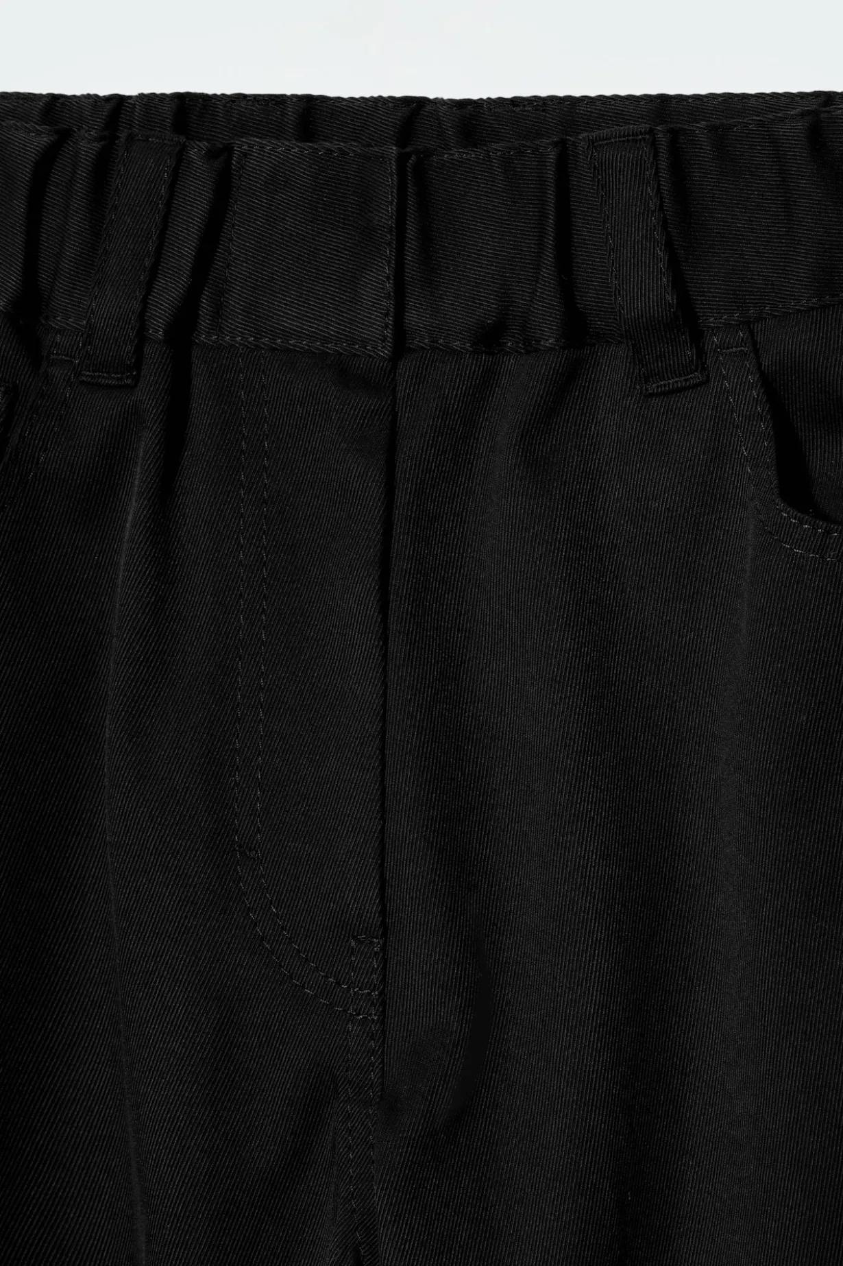 WIDE-LEG COTTON PANTS
