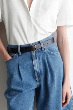WIDE-LEG DENIM SHORTS