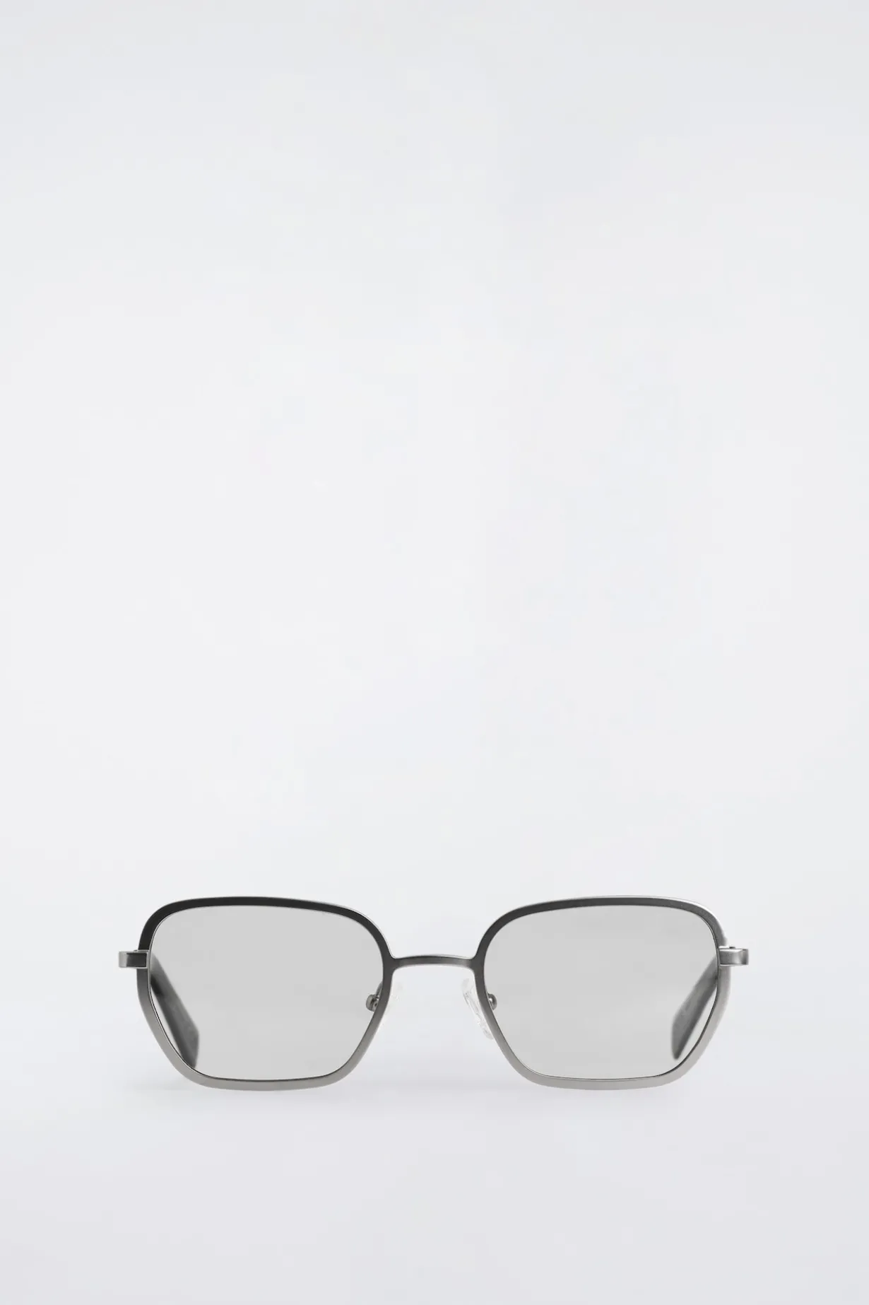 WIRE-FRAME RECTANGLE SUNGLASSES