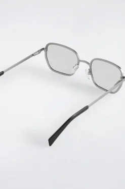 WIRE-FRAME RECTANGLE SUNGLASSES