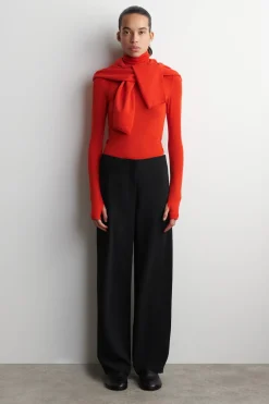WOOL TURTLENECK TOP