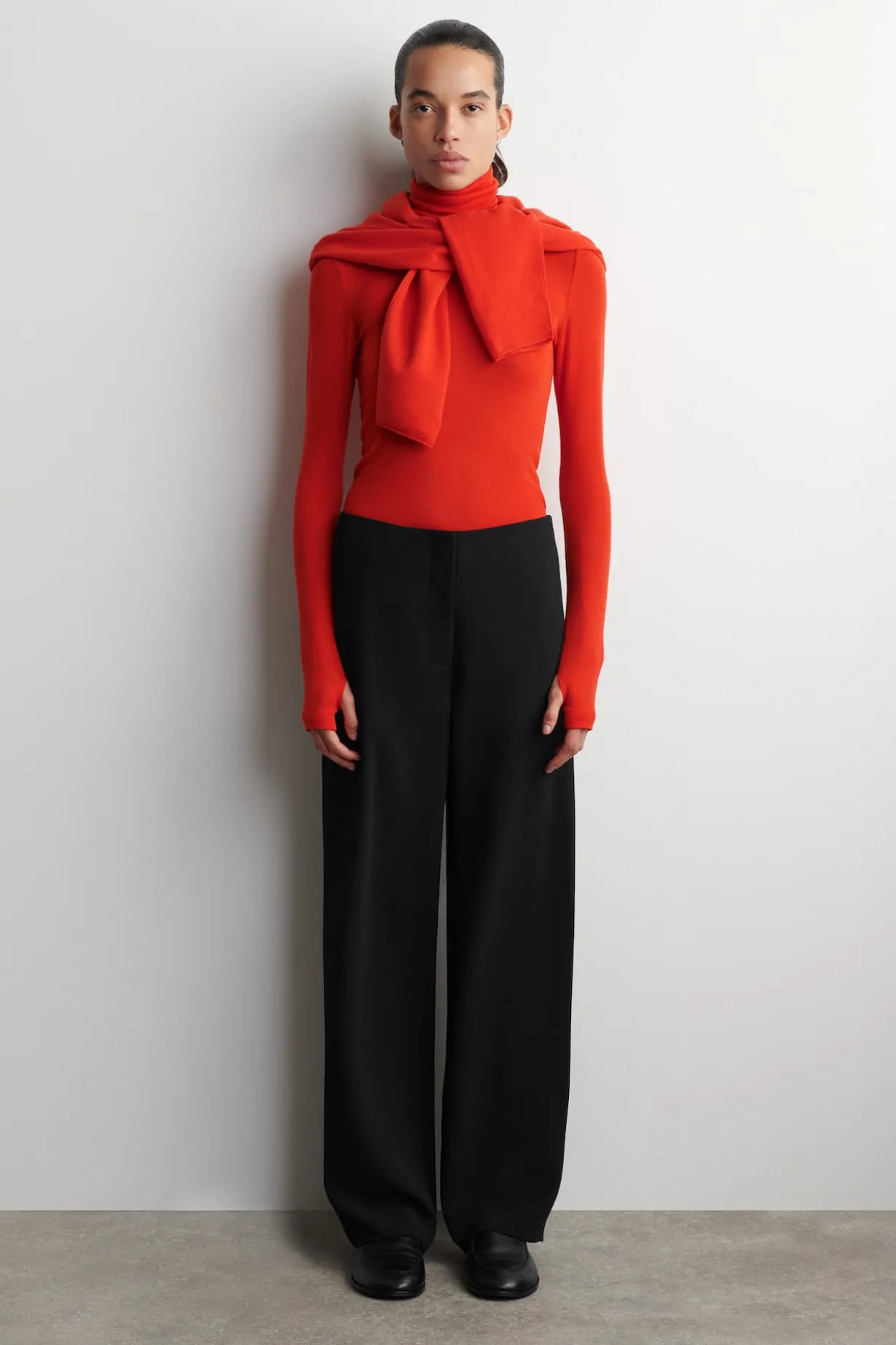 WOOL TURTLENECK TOP