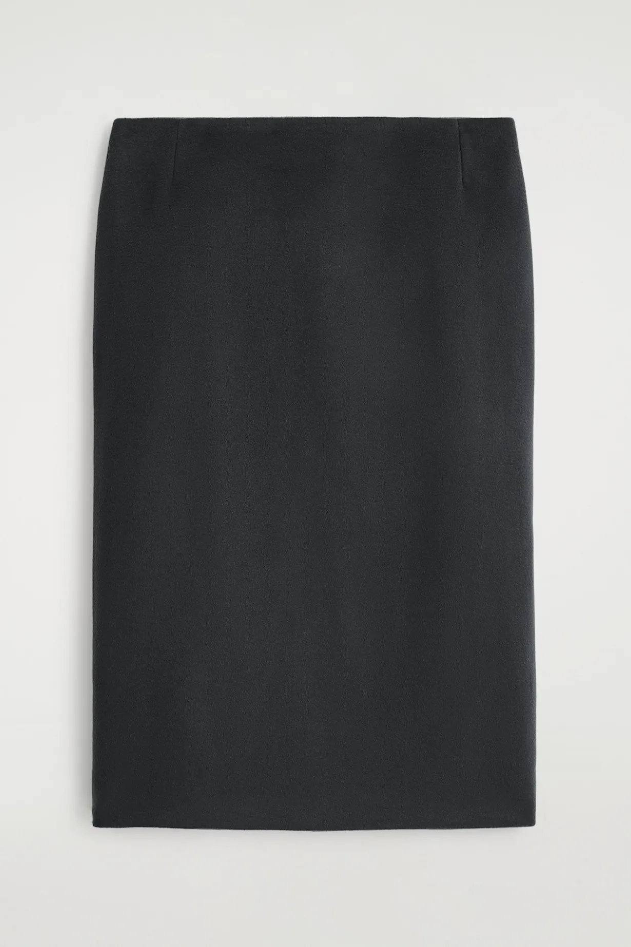 WOOL-ZIBELINE PENCIL SKIRT