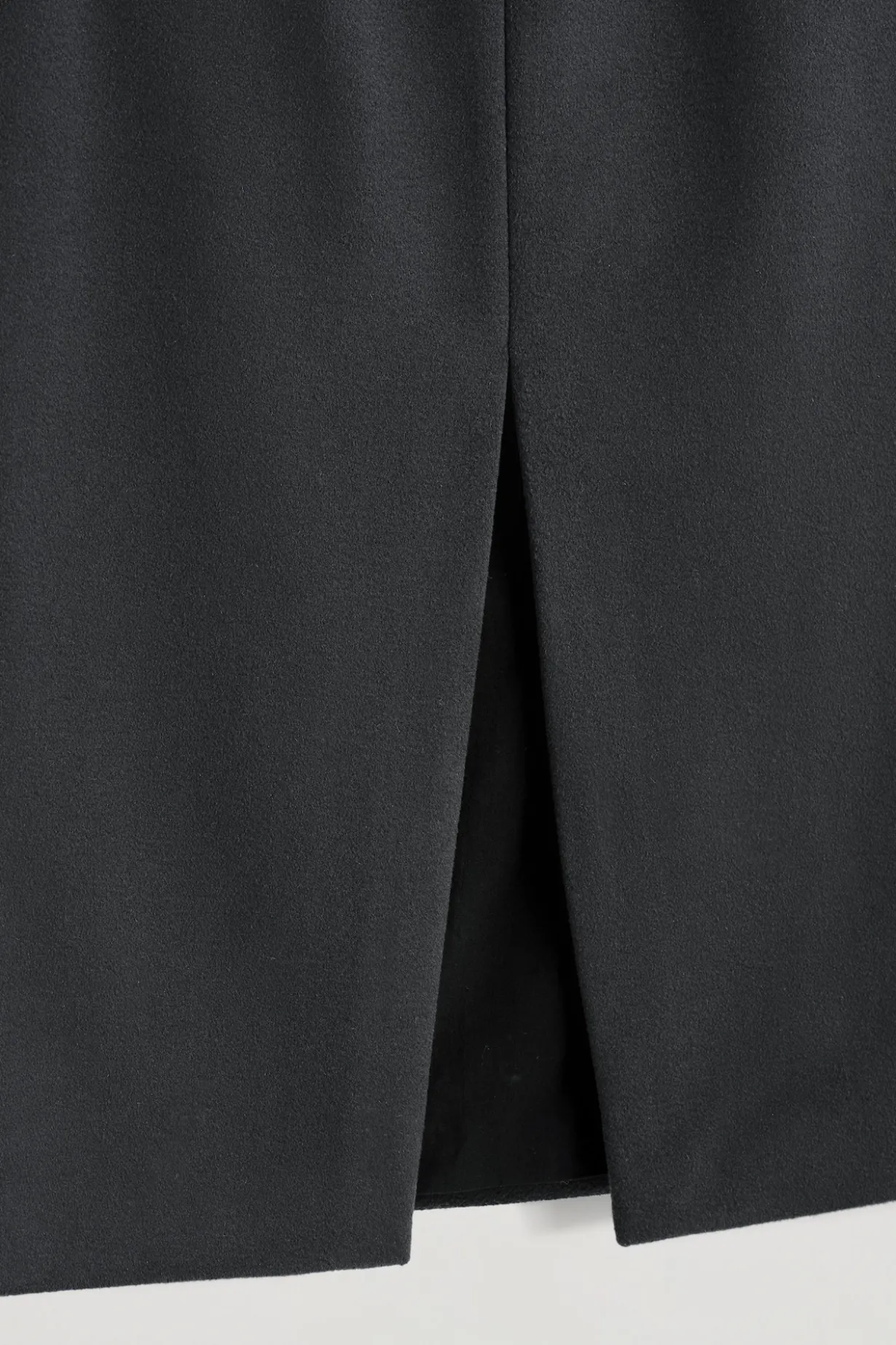 WOOL-ZIBELINE PENCIL SKIRT