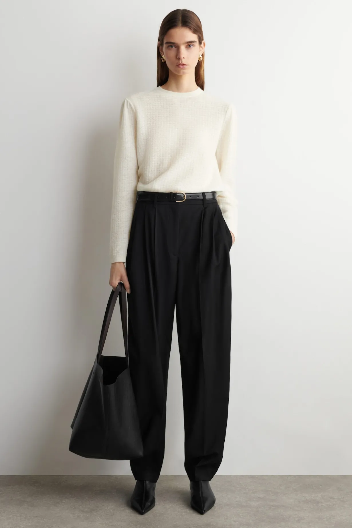 ZIGZAG-KNIT MOHAIR-BLEND SWEATER