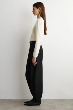 ZIGZAG-KNIT MOHAIR-BLEND SWEATER