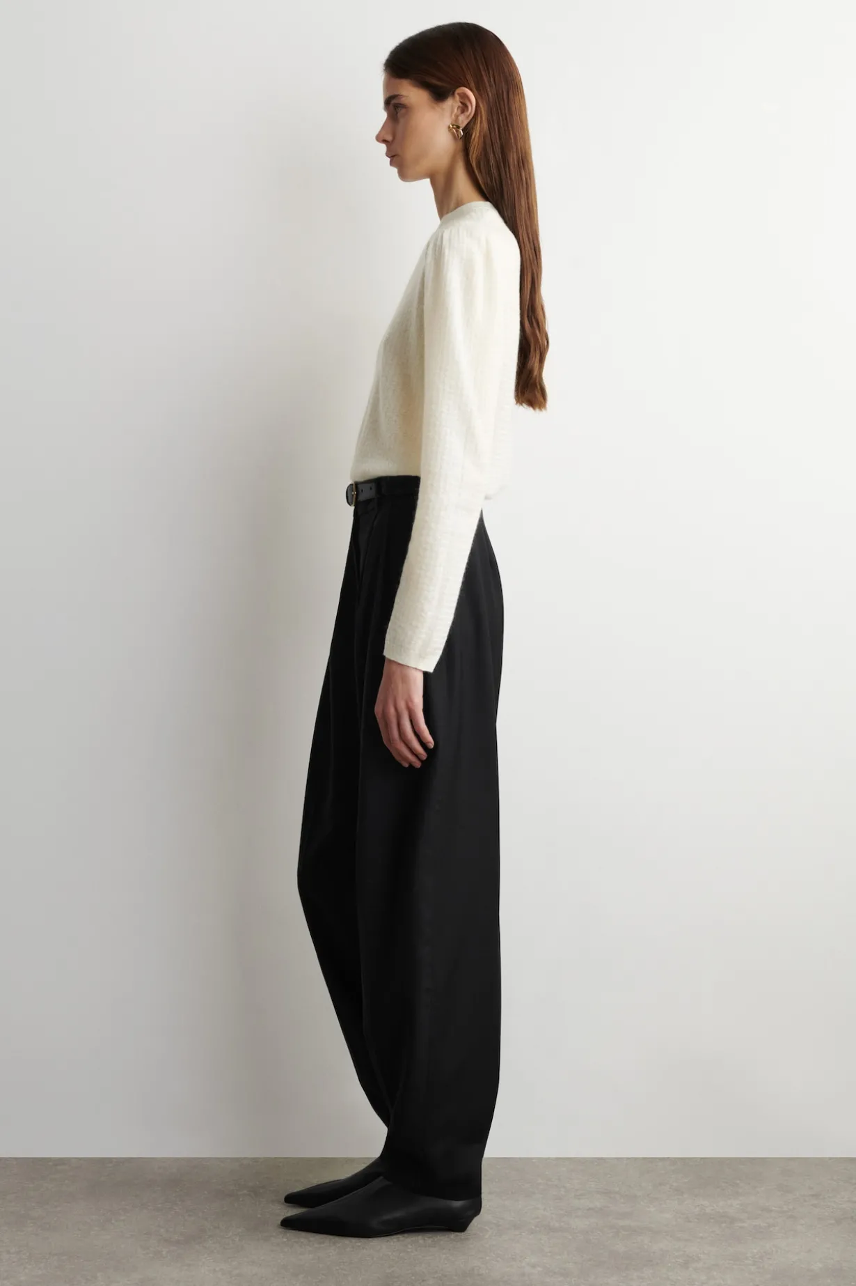 ZIGZAG-KNIT MOHAIR-BLEND SWEATER