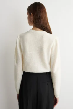 ZIGZAG-KNIT MOHAIR-BLEND SWEATER