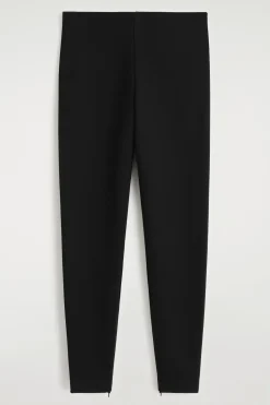 ZIPPED-CUFF LEGGINGS
